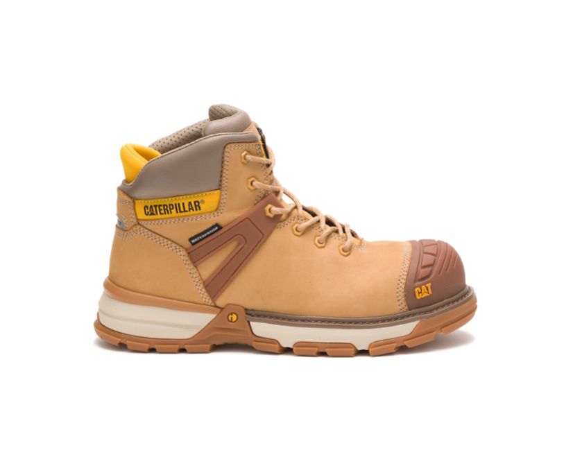 Caterpillar Excavator Superlite Waterproof Nano Toe - Lyse Brune Vernestøvler Herre - Norge ( FCHSL-